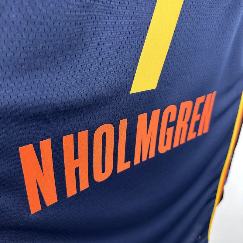 2025-26 Oklahoma City Thunder City Edition Chet Holmgren #7 Men’s Jersey