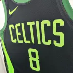 Camisa masculina Boston Celtics City Edition Kristaps Porzingis #8 2025/26