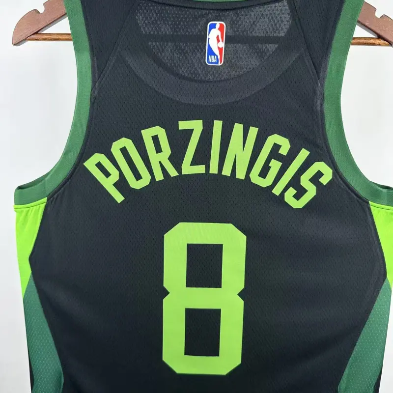 Camisa masculina Boston Celtics City Edition Kristaps Porzingis #8 2025/26