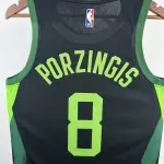 Camisa masculina Boston Celtics City Edition Kristaps Porzingis #8 2025/26