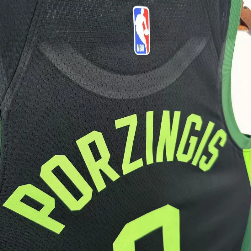Camisa masculina Boston Celtics City Edition Kristaps Porzingis #8 2025/26