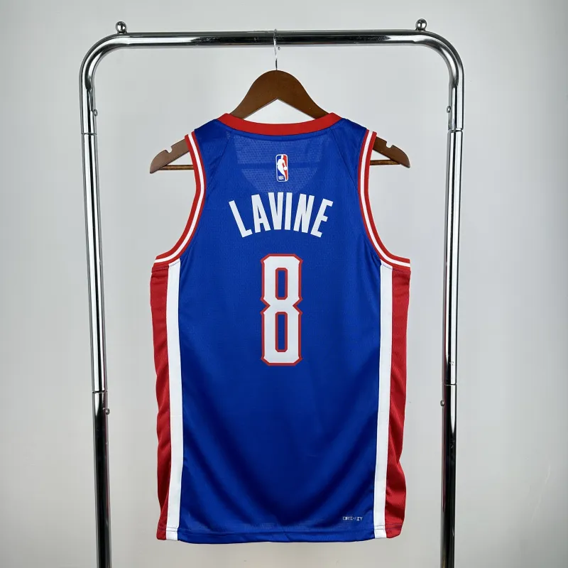 2025-26 Sacramento Kings City Edition Zach LaVine #8 Men’s Jersey