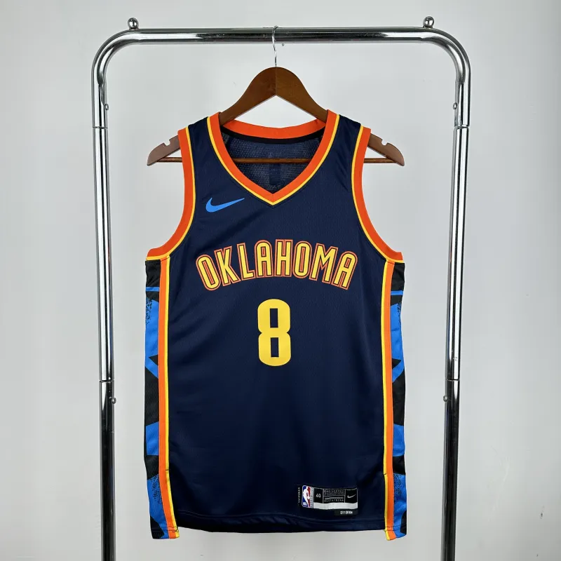 2025-26 Oklahoma City Thunder City Edition Jalen Williams #8 Men’s Jersey