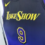2025/26 Los Angeles Lakers City Edition Bronny James #9 Camiseta de hombre