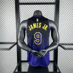 2025/26 Los Angeles Lakers City Edition Bronny James #9 Camiseta de hombre