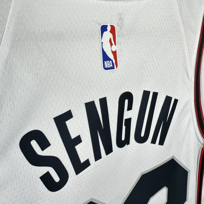 2025/26 Houston Rockets City Edition Alperen Sengun #28 Maglia da Uomo