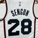 2025/26 Houston Rockets City Edition Alperen Sengun #28 Maglia da Uomo