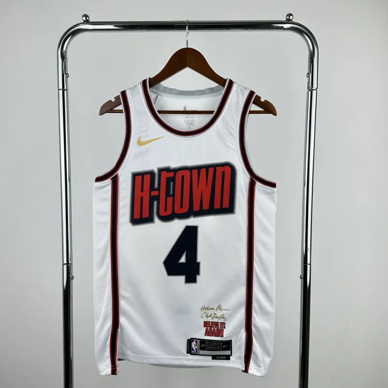 2025/26 Houston Rockets City Edition Jalen Green #4 Herren-Trikot