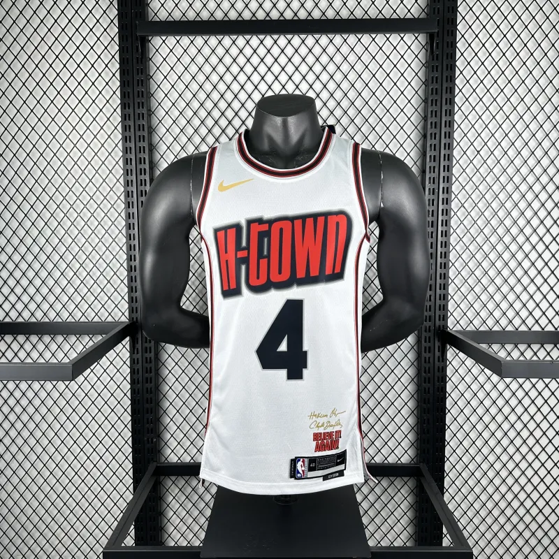 2025/26 Houston Rockets City Edition Jalen Green #4 Herren-Trikot