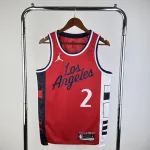 2025/26 LA Clippers Jordan Edition Red Kawhi Leonard #2 Jersey para homem 2025/26 LA Clippers Jordan Edition Red Kawhi Leonard #2 Men’s Jersey