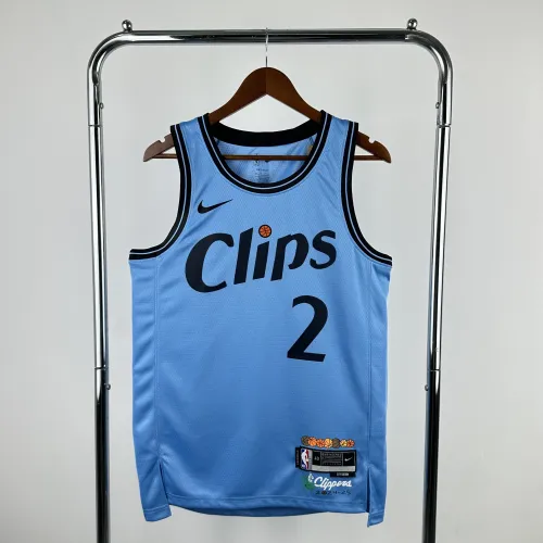 2025/26 LA Clippers City Edition Kawhi Leonard #2 Camisola para homem