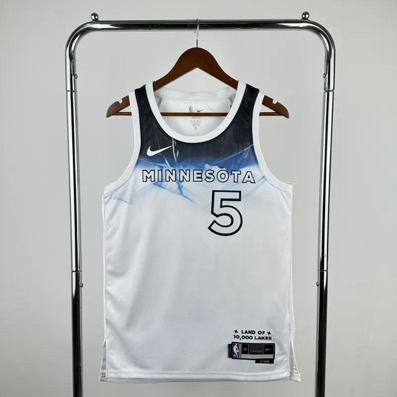 2025/26 Minnesota Timberwolves City Edition Anthony Edwards #5 Men's Jersey