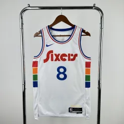 2025/26 Philadelphia 76ers City Edition Paul George #8 Men's Jersey - product photo 2025/26 Philadelphia 76ers City Edition Paul George #8 Men's Jersey product image