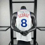 2025/26 Philadelphia 76ers City Edition Paul George #8 Camisola para homem