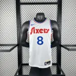 2025/26 Philadelphia 76ers City Edition Paul George #8 Camisola para homem