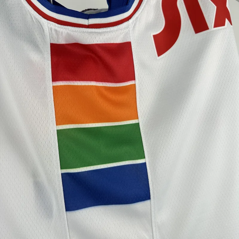 2025/26 Philadelphia 76ers City Edition Paul George #8 Camisola para homem