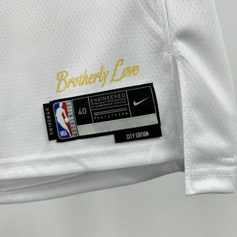 2025/26 Philadelphia 76ers City Edition Paul George #8 Camisola para homem
