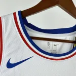 2025/26 Philadelphia 76ers City Edition Paul George #8 Camisola para homem
