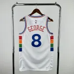 2025/26 Philadelphia 76ers City Edition Paul George #8 Camisola para homem