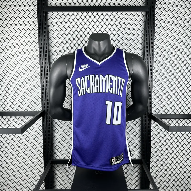 2025-26 Sacramento Kings DeMar DeRozan #10 Men’s Jersey