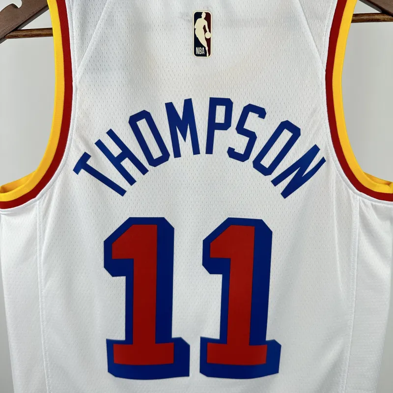 2025/26 Golden State Warriors Retro Klay Thompson #11 Maglia Uomo