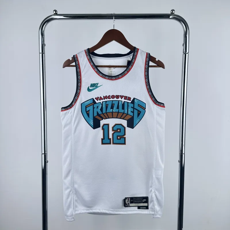 2025/26 Memphis Grizzlies Retro Ja Morant #12 Maglia Uomo