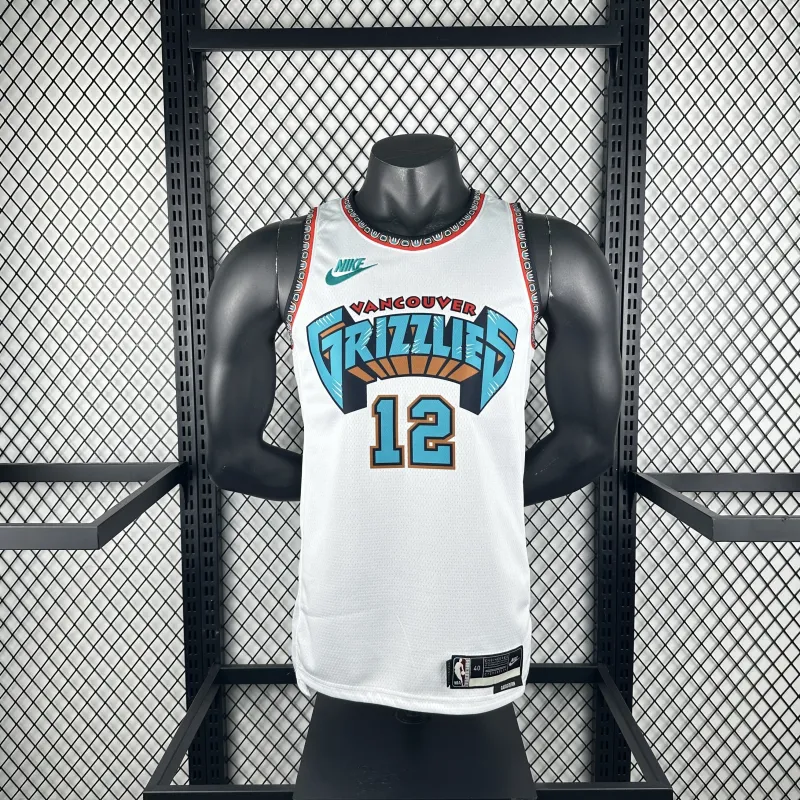 2025/26 Memphis Grizzlies Retro Ja Morant #12 Maglia Uomo