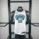2025/26 Memphis Grizzlies Retro Ja Morant #12 Maglia Uomo
