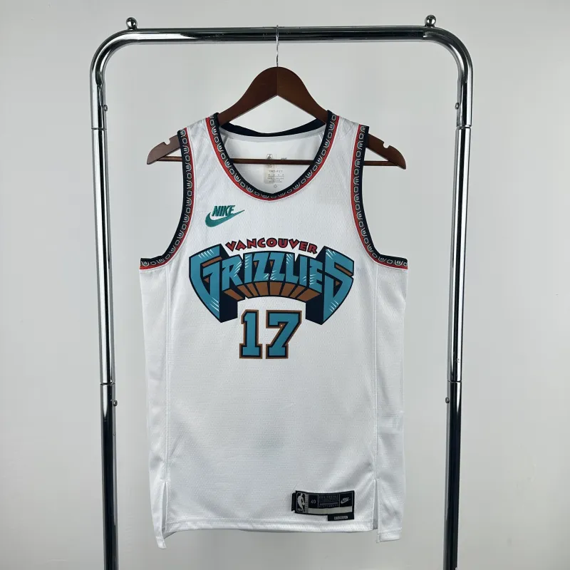 Maglia da uomo Memphis Grizzlies Retro Yuki Kawamura #17 stagione 2025/26