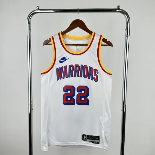 Camisa retrô do Andrew Wiggins do Golden State Warriors 2025/26 (código #22) para homem.