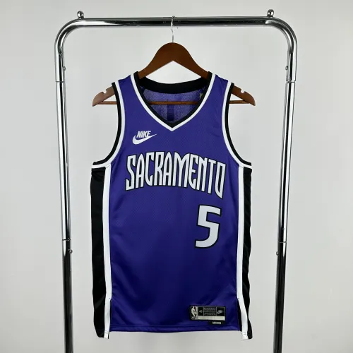2025-26 Sacramento Kings De'Aaron Fox #5 Men's Jersey