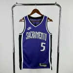 2025-26 Sacramento Kings De’Aaron Fox #5 Men’s Jersey