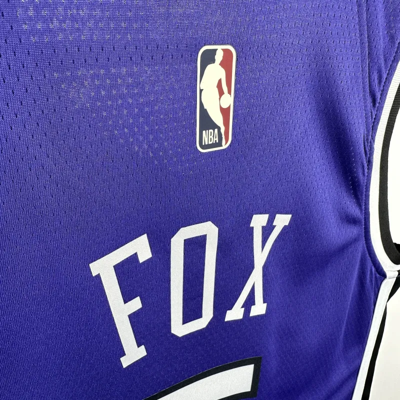 2025-26 Sacramento Kings De’Aaron Fox #5 Men’s Jersey