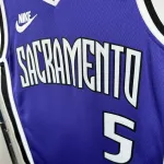 2025-26 Sacramento Kings De’Aaron Fox #5 Men’s Jersey