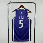 2025-26 Sacramento Kings De’Aaron Fox #5 Men’s Jersey