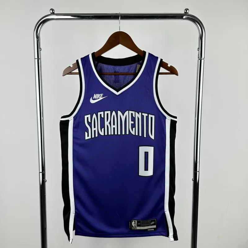 2025-26 Sacramento Kings Malik Monk #0 Men’s Jersey
