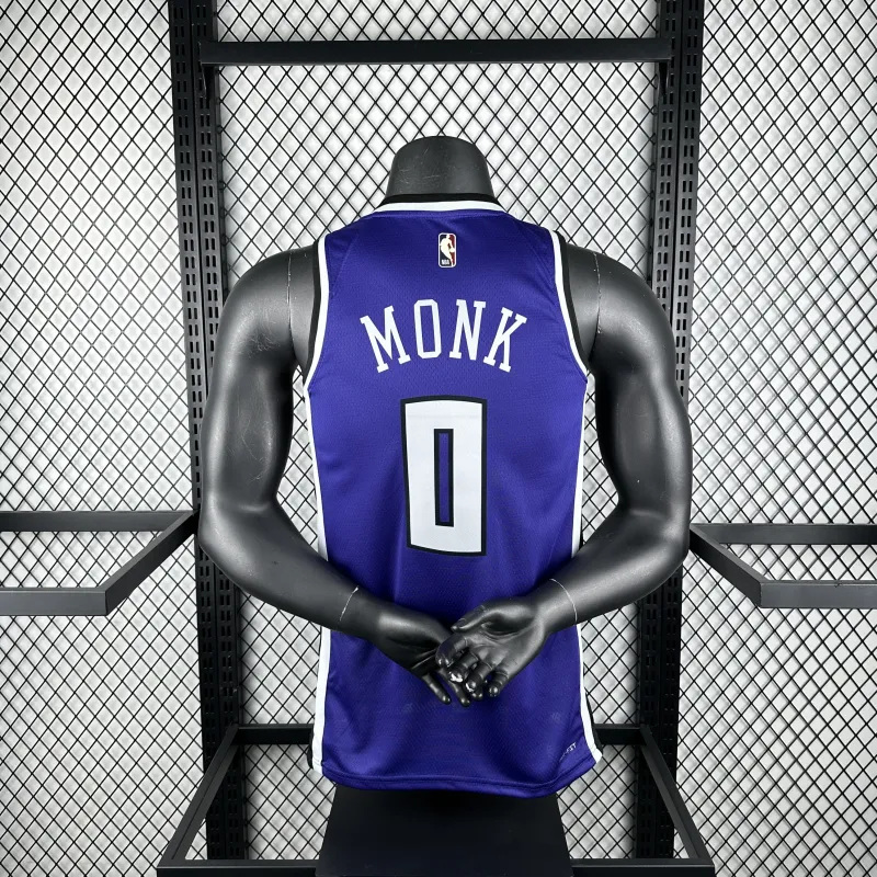 2025-26 Sacramento Kings Malik Monk #0 Men’s Jersey