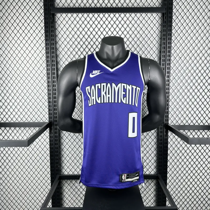 2025-26 Sacramento Kings Malik Monk #0 Men’s Jersey