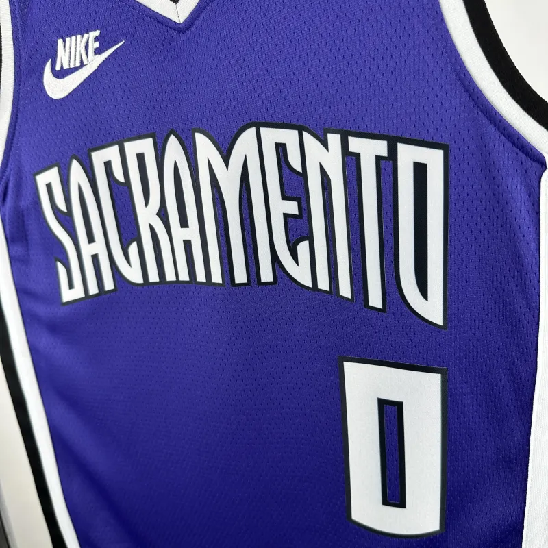 2025-26 Sacramento Kings Malik Monk #0 Men’s Jersey