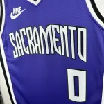 2025-26 Sacramento Kings Malik Monk #0 Men’s Jersey