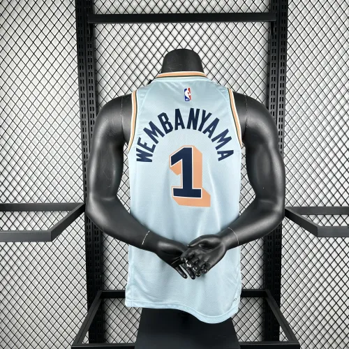 2025/26 San Antonio Spurs City Edition Victor Wembanyama #1 Jersey | NBA Swingman Jersey