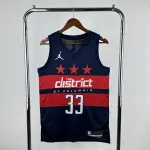 2025-26 Washington Wizards Kyle Kuzma #33 Men’s Jersey