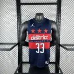 2025-26 Washington Wizards Kyle Kuzma #33 Men’s Jersey