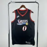 2026/27 Philadelphia 76ers Retro Black Tyrese Maxey #0 Men's Jersey 2026/27 Philadelphia 76ers Retro Black Tyrese Maxey #0 Men’s Jersey