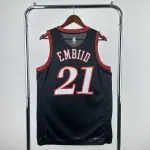 2026/27 Philadelphia 76ers Retro Black Joel Embiid #21 Men’s Jersey