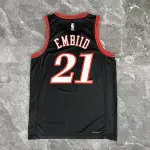 2026/27 Philadelphia 76ers Retro Black Joel Embiid #21 Men’s Jersey