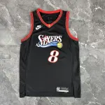 Maglia da uomo Philadelphia 76ers 2026/27 Retro Black Paul George #8