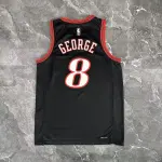 Maglia da uomo Philadelphia 76ers 2026/27 Retro Black Paul George #8