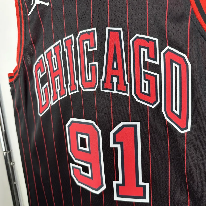 2026/27 Chicago Bulls Jordan Edition Dennis Rodman #91 Men’s Jersey