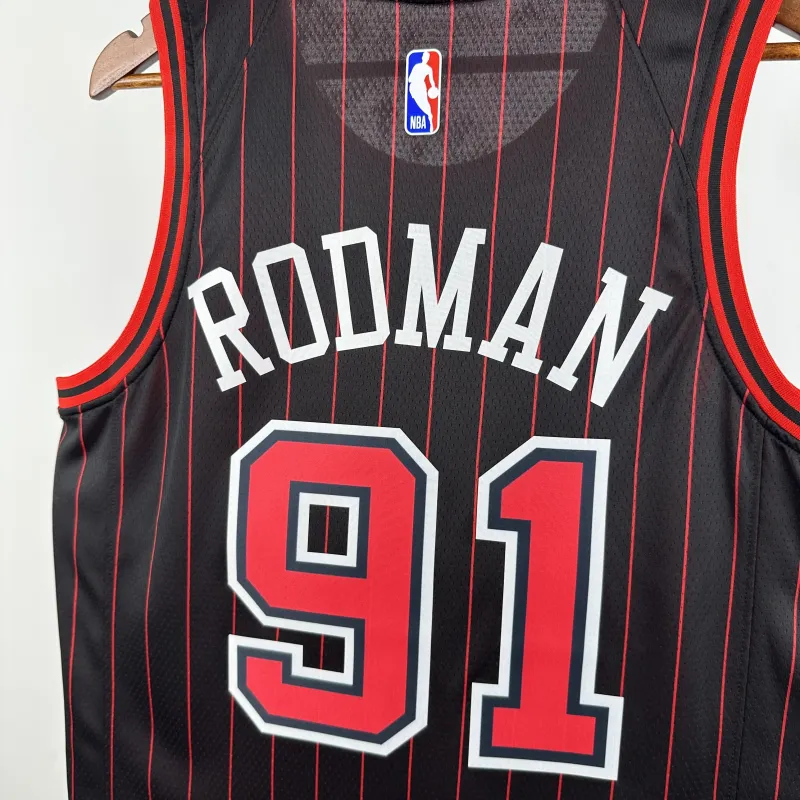 2026/27 Chicago Bulls Jordan Edition Dennis Rodman #91 Men’s Jersey